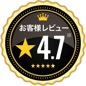 お客様レビュー4.7※