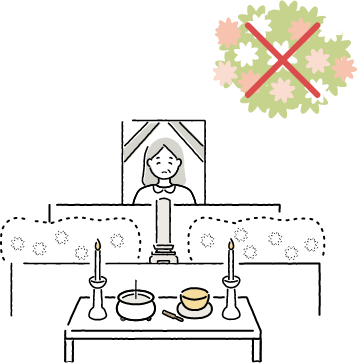 空っぽ…お花は別料金！