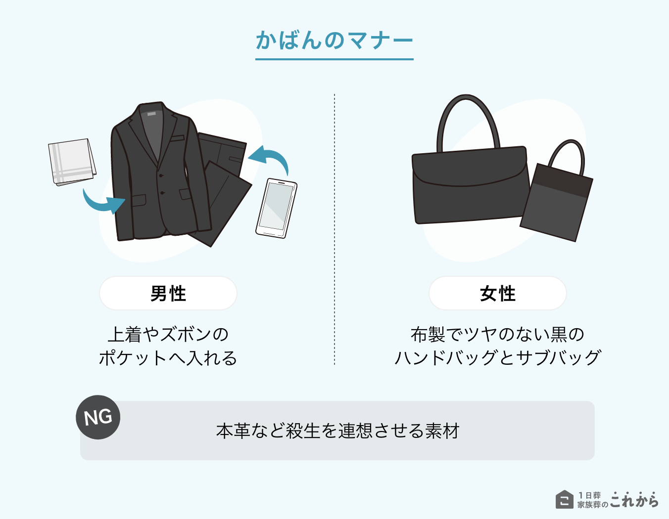 家族葬の服装は？身内だけなら普段着OK？持ち物やマナーも解説 | 1日葬 